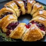 Turkey Cranberry Crescent Ring
