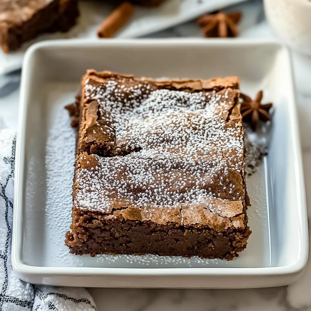 Gingerbread Brownies: Cozy Spices for Holiday Bliss