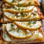 Pear and Gorgonzola Flatbread