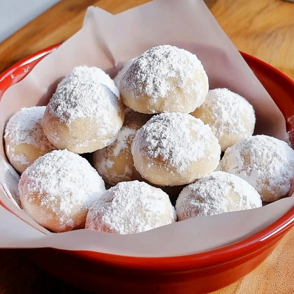 Melt-in-Your-Mouth Snowball Cookies for Every Celebration