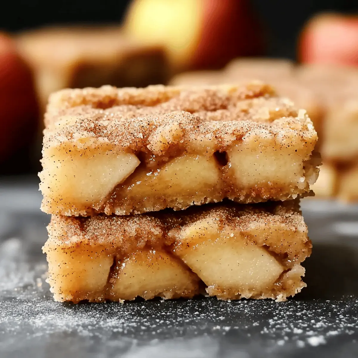 Irresistibly Chewy Apple Snickerdoodle Bars for Fall Bliss