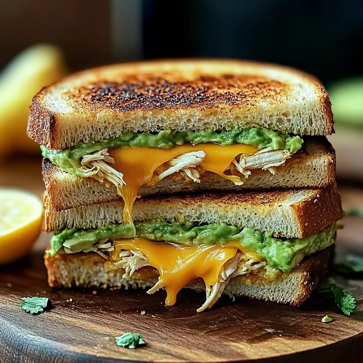 Melt-in-Your-Mouth Chicken Avocado Melt Sandwich Delight