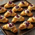 Cranberry Cream Cheese Crescent Bites