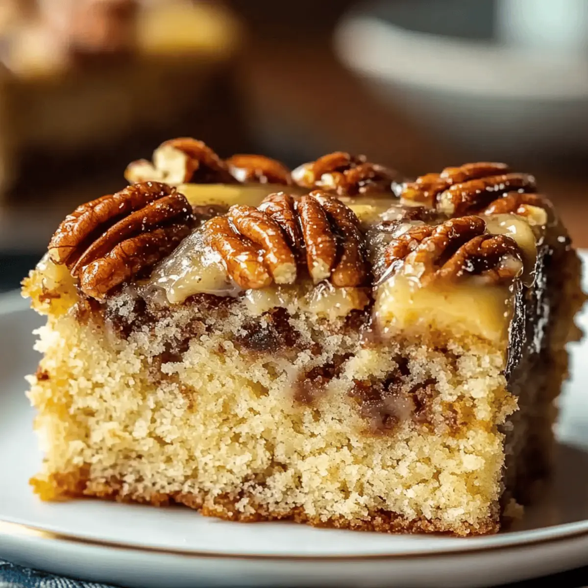 Gooey Butter Pecan Cake: Irresistibly Sweet Comfort Delight
