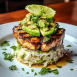 Honey Lime Chicken & Avocado Rice Stack