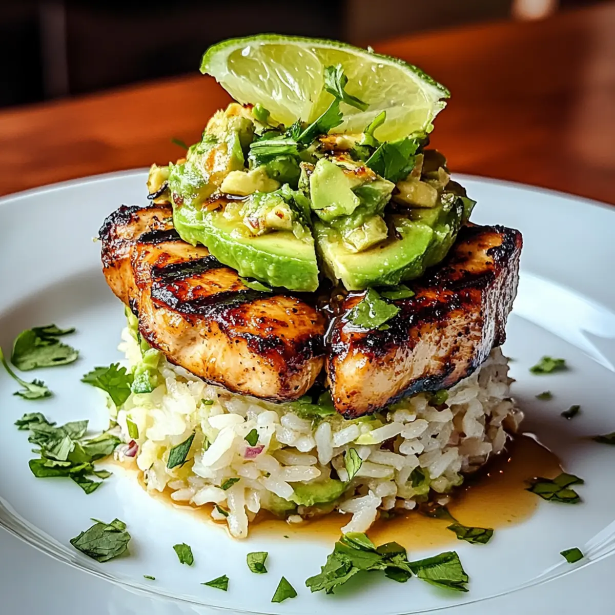 Honey Lime Chicken & Avocado Rice Stack for Easy Weeknight Dinners