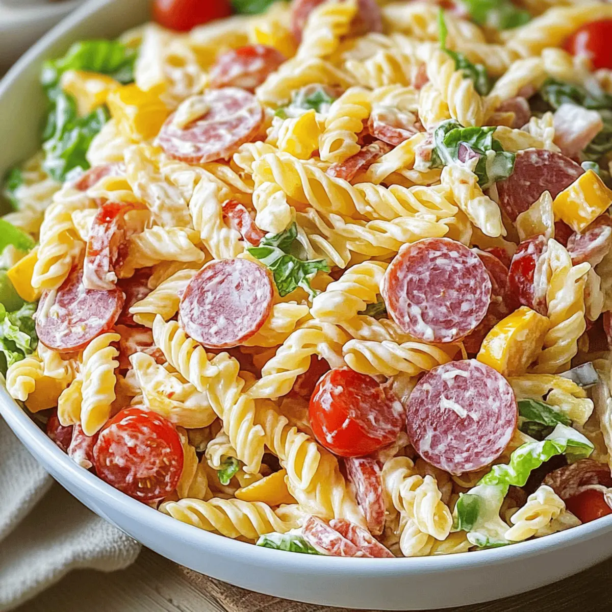 Italian Grinder Pasta Salad for a Perfect Summer Feast