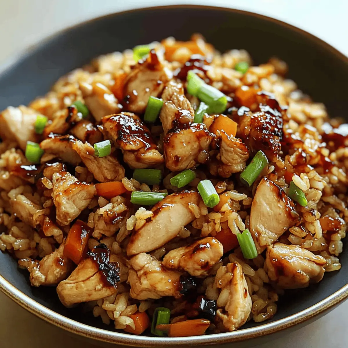 Japanese BBQ Chicken Fried Rice: Quick, Flavorful Comfort