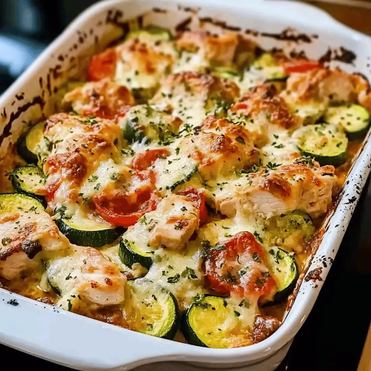 Mediterranean Chicken Zucchini Bake: A Flavor-Packed Delight