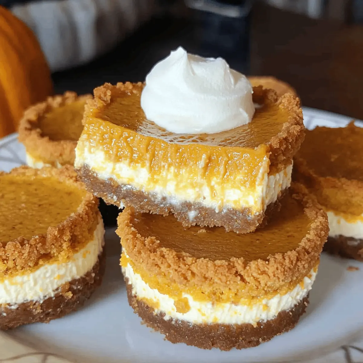 Mini Pumpkin Cheesecakes You'll Fall in Love With