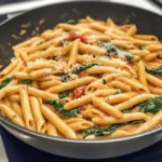One-Pot Spinach Tomato Pasta
