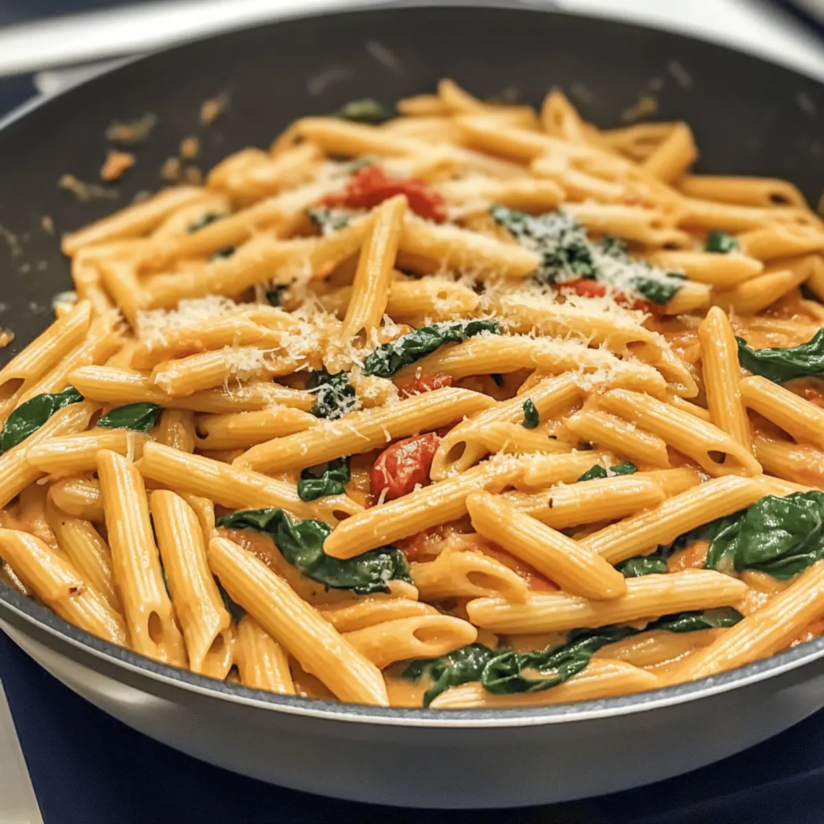 One-Pot Spinach Tomato Pasta for Effortless Weeknight Comfort