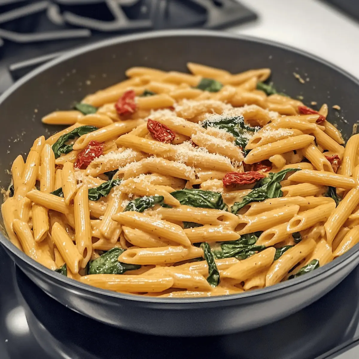 Creamy One-Pot Spinach Tomato Pasta for Effortless Nights