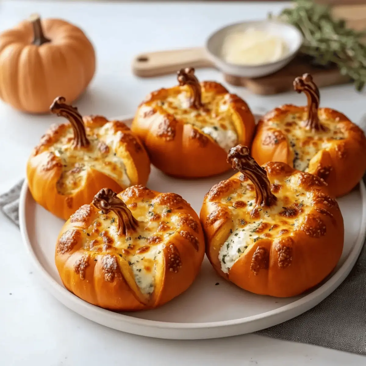 Indulge in Cozy Pizza-Stuffed Pumpkins for Halloween Fun