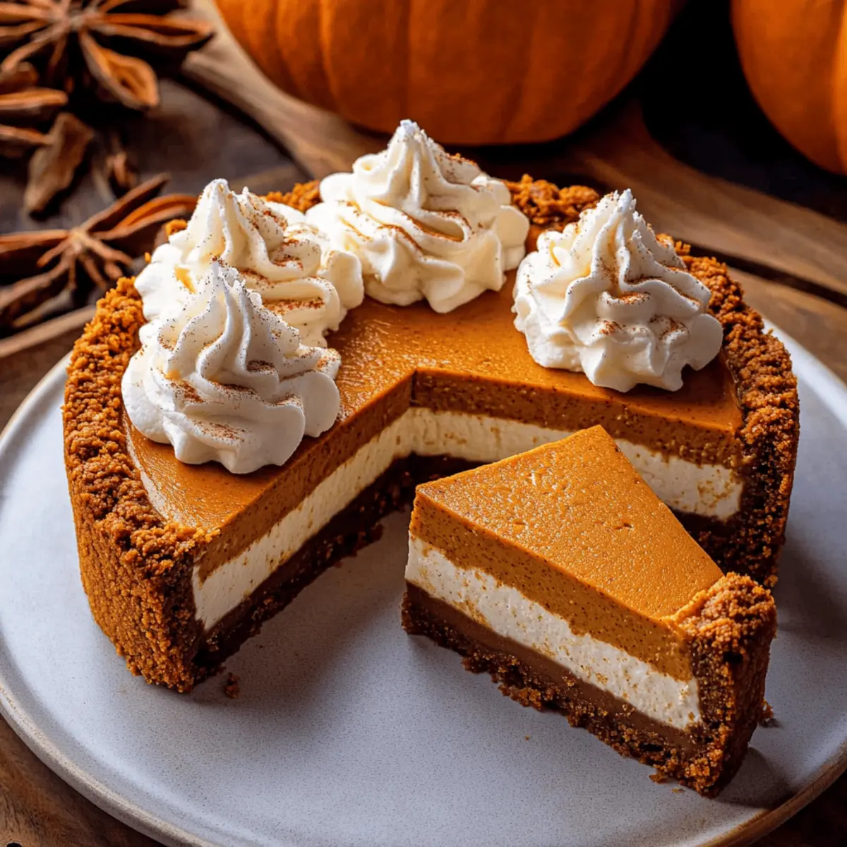 Irresistible Pumpkin Cheesecake with a Crunchy Biscoff Twist