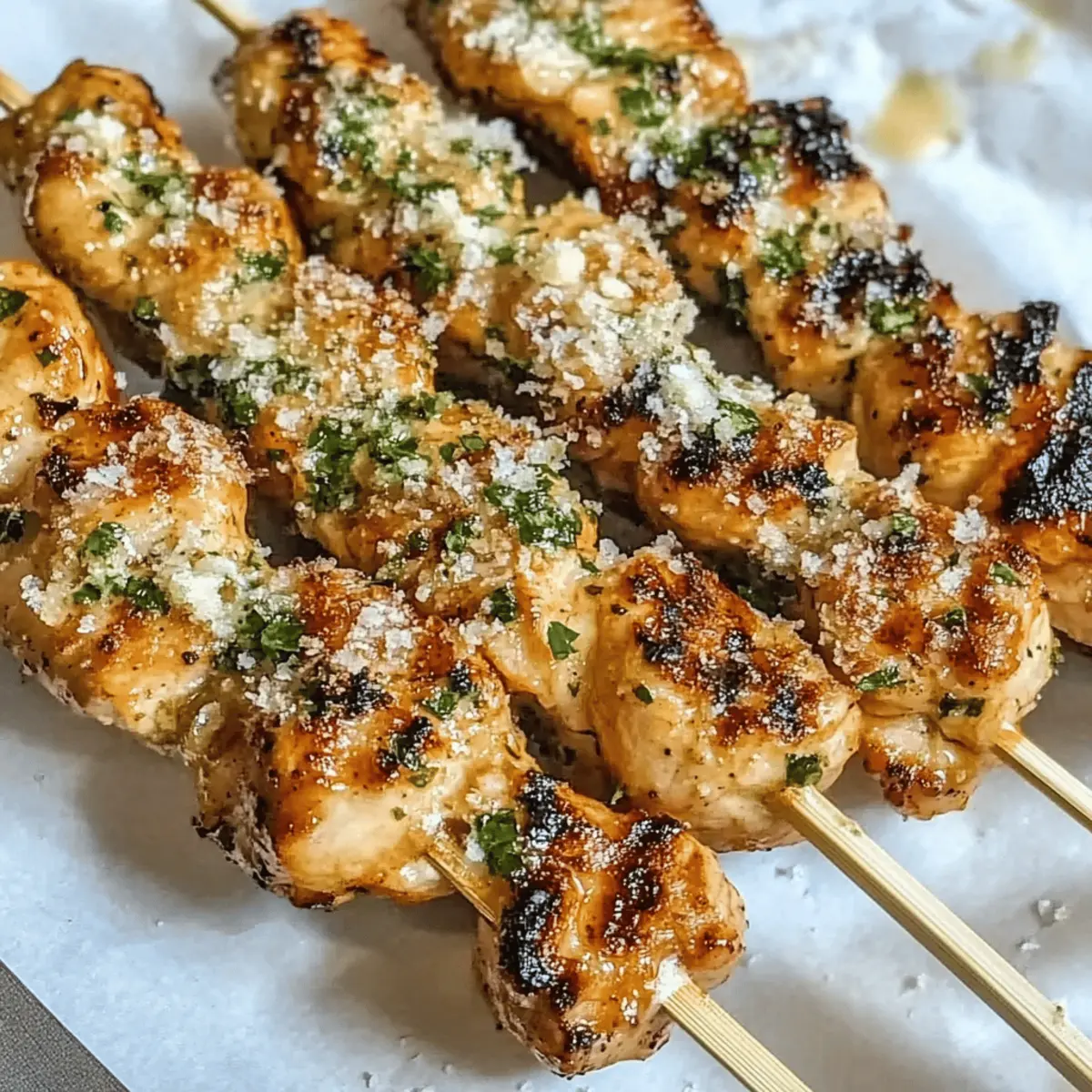 Ranch Garlic Parmesan Chicken Skewers for Easy BBQ Bliss