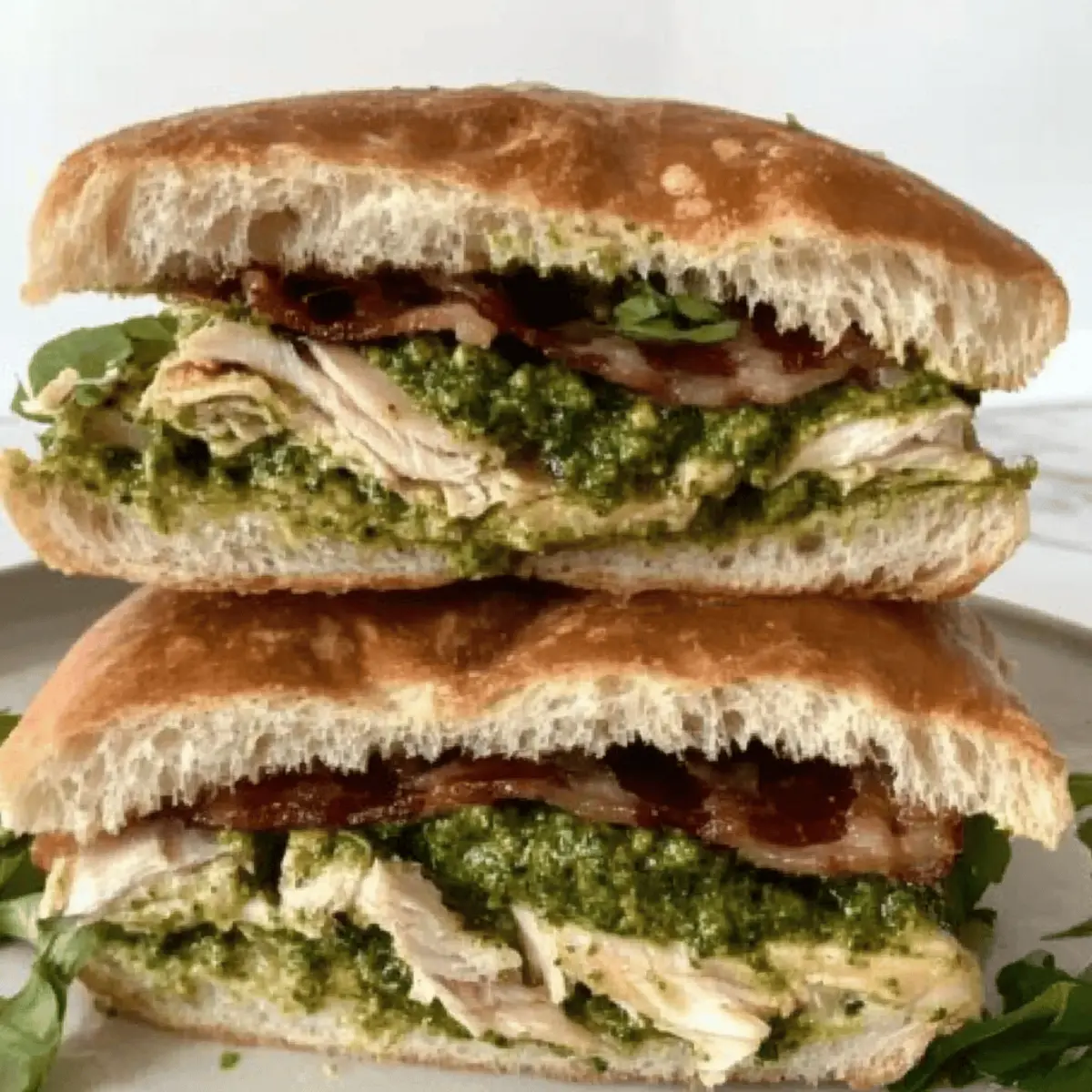 Roast Chicken, Bacon and Pesto Sandwich: Quick Comfort Bliss