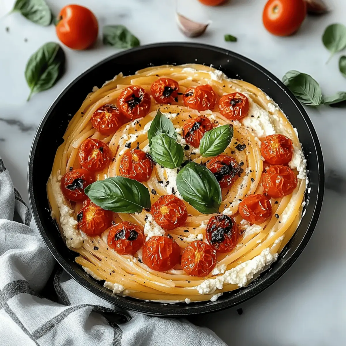 Roasted Tomato and Garlic Ricotta Pasta for Cozy Comfort