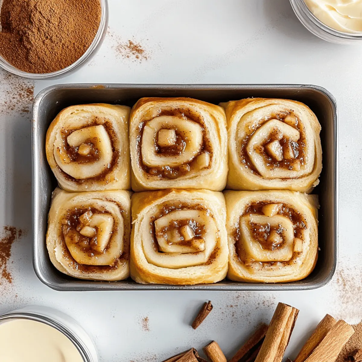 Soft-Baked Apple Cinnamon Rolls for Cozy Mornings at Home