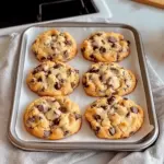 Sweet Chocolate Chip and Toffee Shortbread Cookies