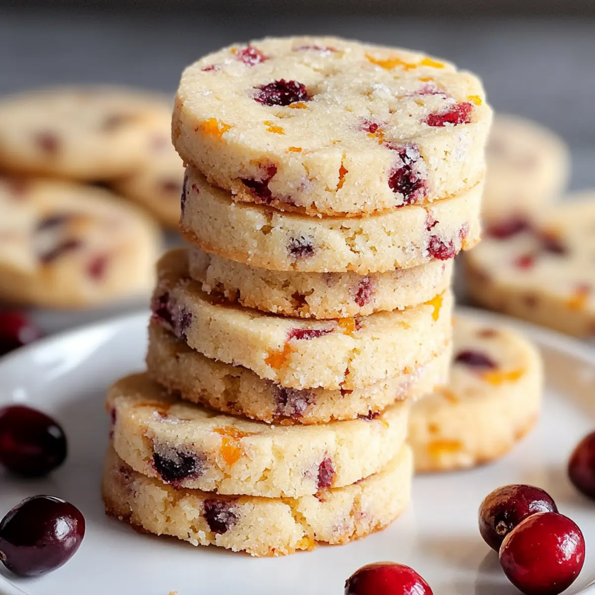 Cranberry Orange Shortbread Cookies for Your Holiday Cheer