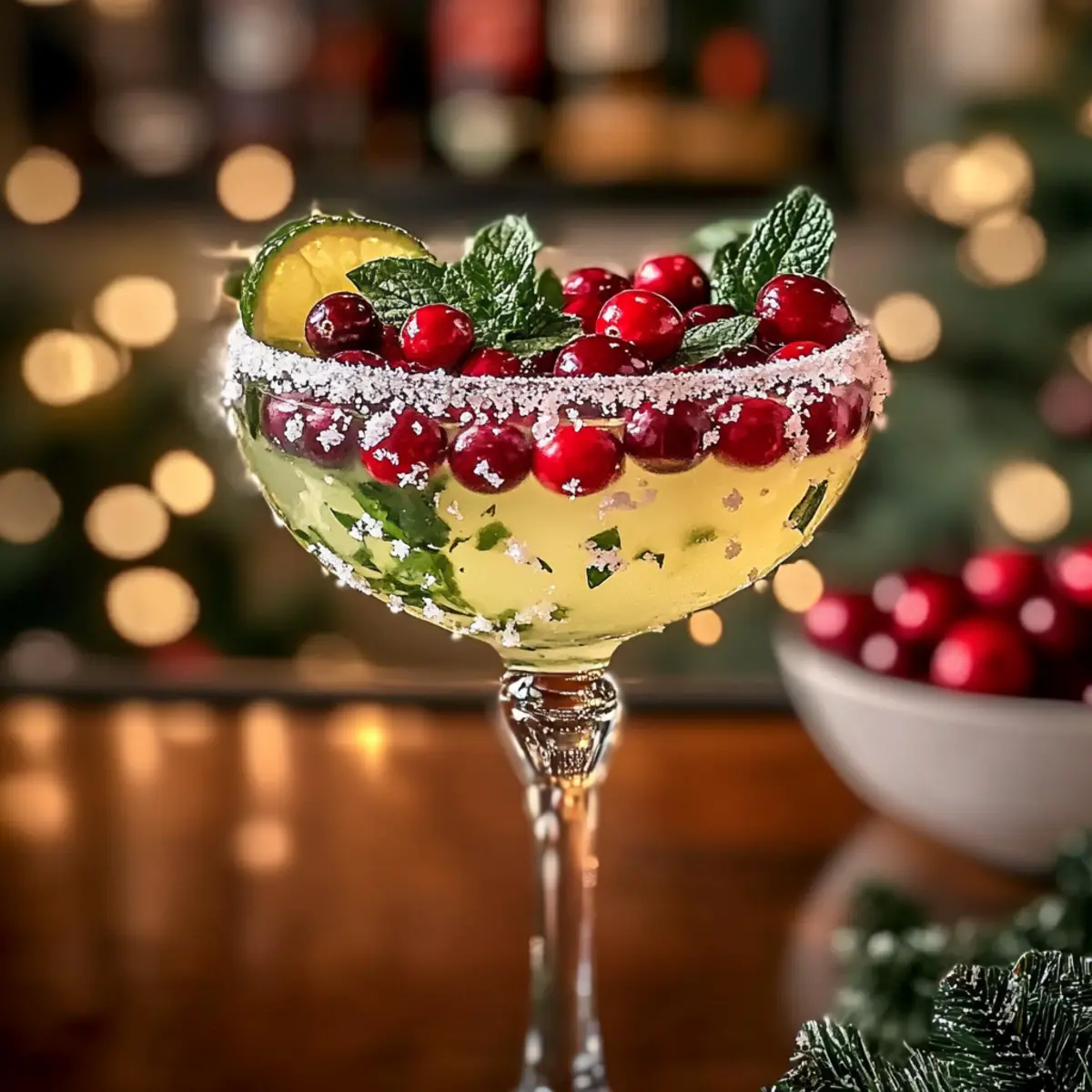 Christmas Cocktails Get a Refresh with Mistletoe Margarita Magic