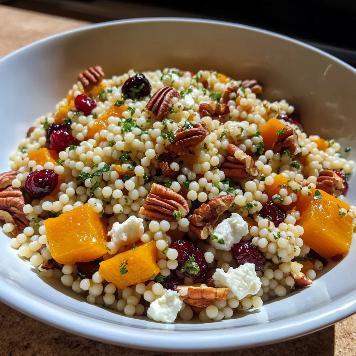 Pearl Couscous Salad: A Wholesome Fall Flavor Fest