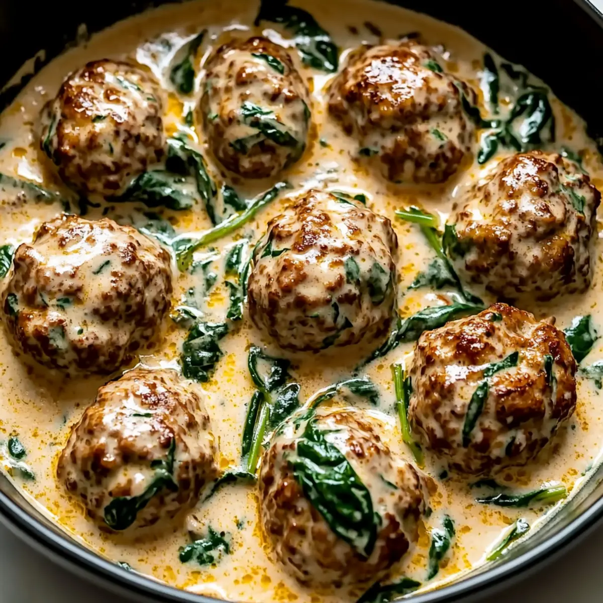 Creamy Tuscan Low-Carb Meatballs for a Guilt-Free Feast