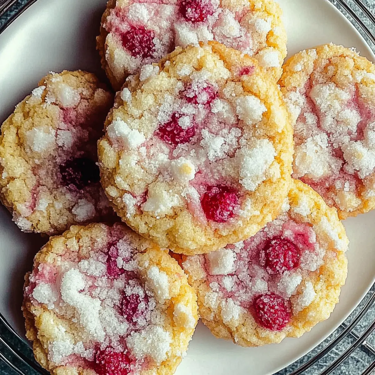 Chewy Raspberry Cookies That'll Brighten Your Day