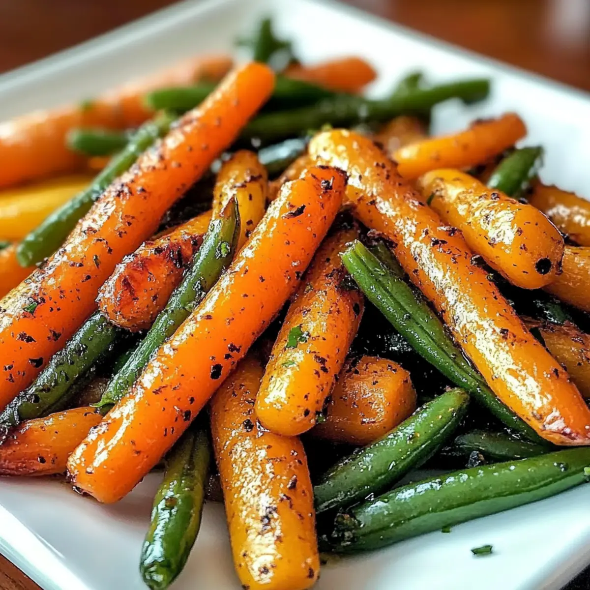 Roasted Carrots Green Beans: Vibrant Side Dish Delight