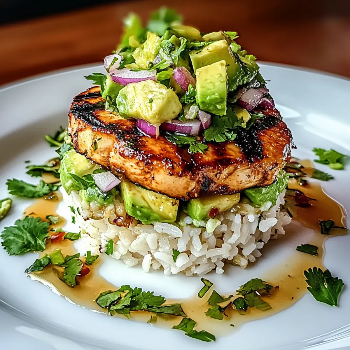 Honey Lime Chicken & Avocado Rice Stack: A Flavor Explosion