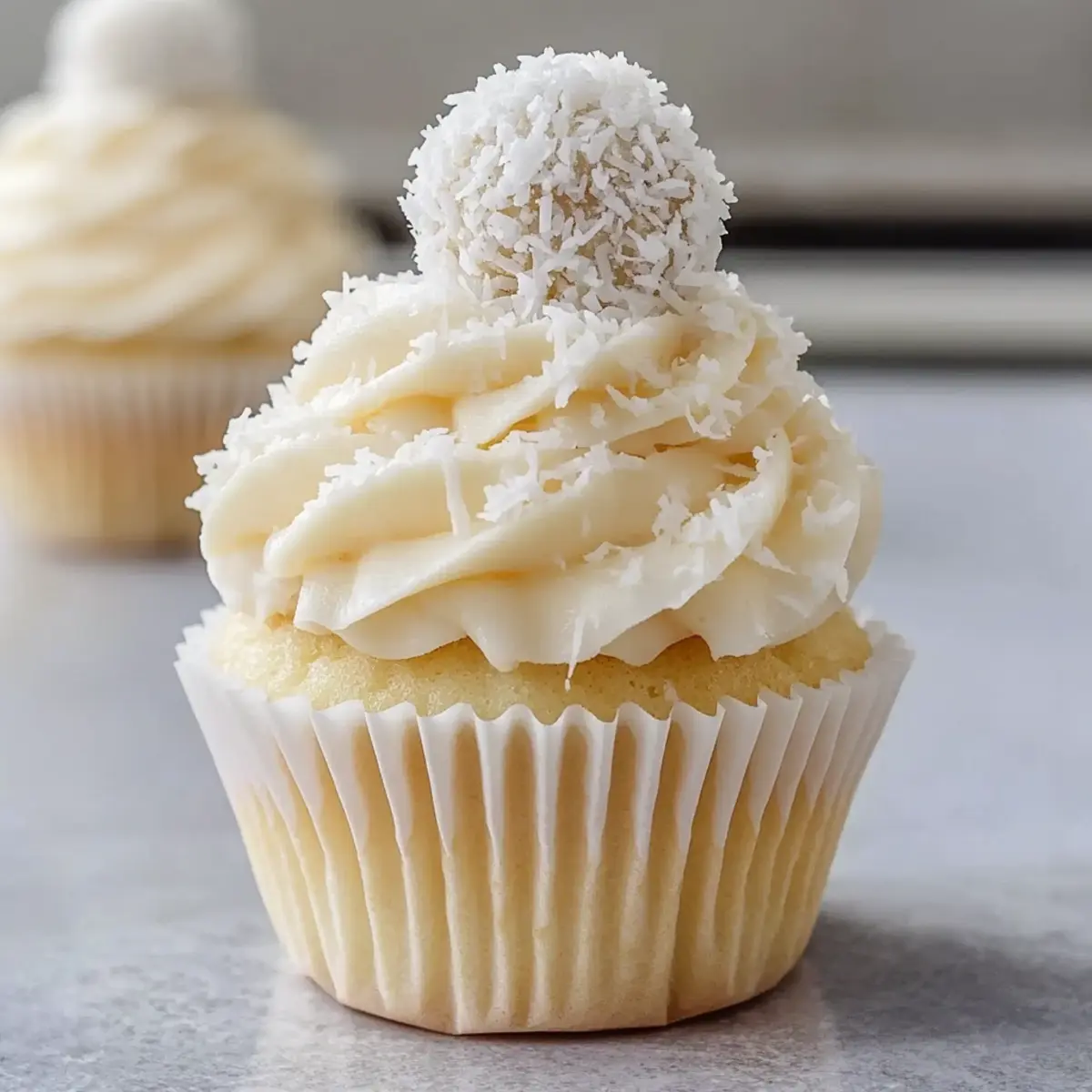 Snowy Coconut Dream Cupcakes: A Taste of Tropical Bliss