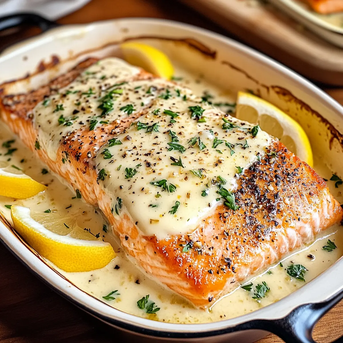 Decadent Baked Boursin Salmon: Easy Gourmet Dinner Delight