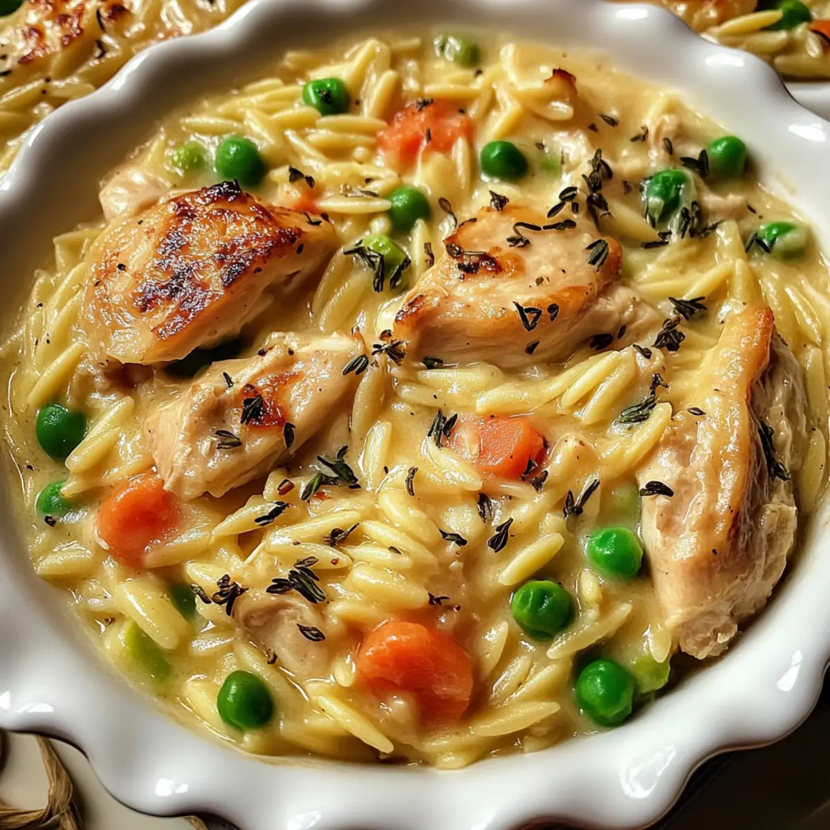 Creamy Chicken Pot Pie Orzo: Your New Favorite Comfort Dish