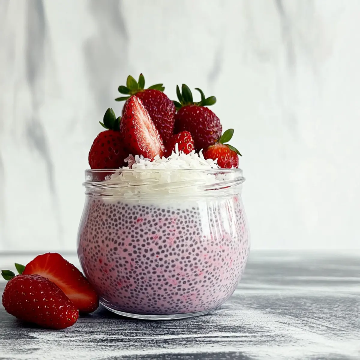 Delightful Strawberry Vanilla Chia Pudding for Guilt-Free Indulgence