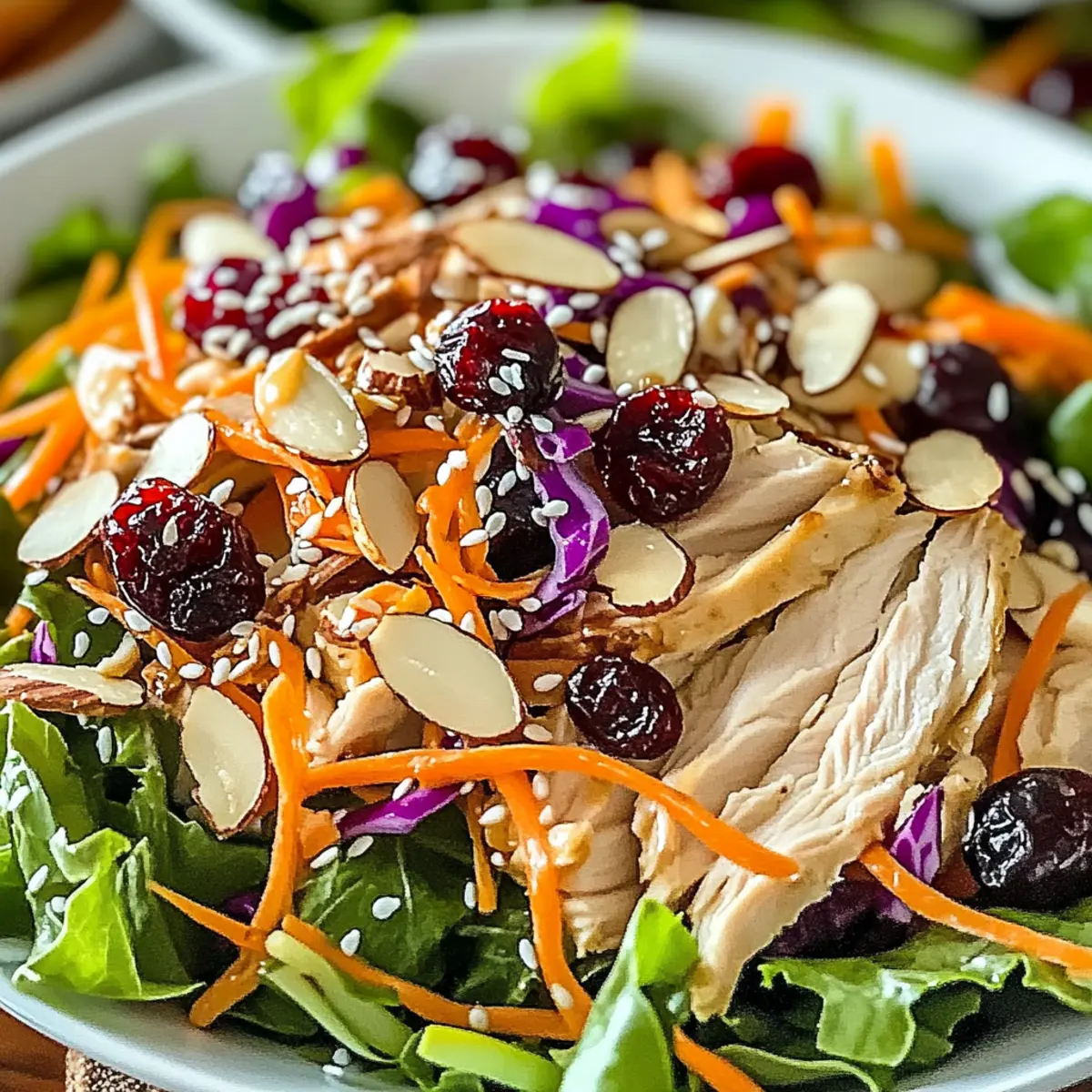 Delicious Asian Chicken Cranberry Salad for a Fresh Twist