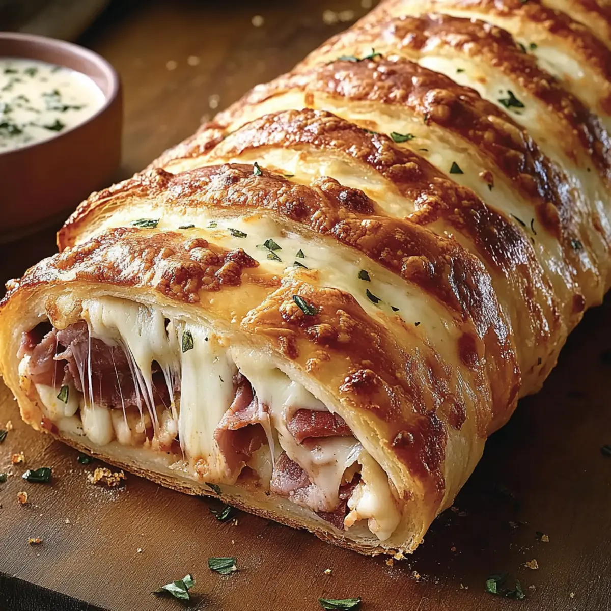 Cheesy Italian Stromboli: A Cozy Dinner Delight