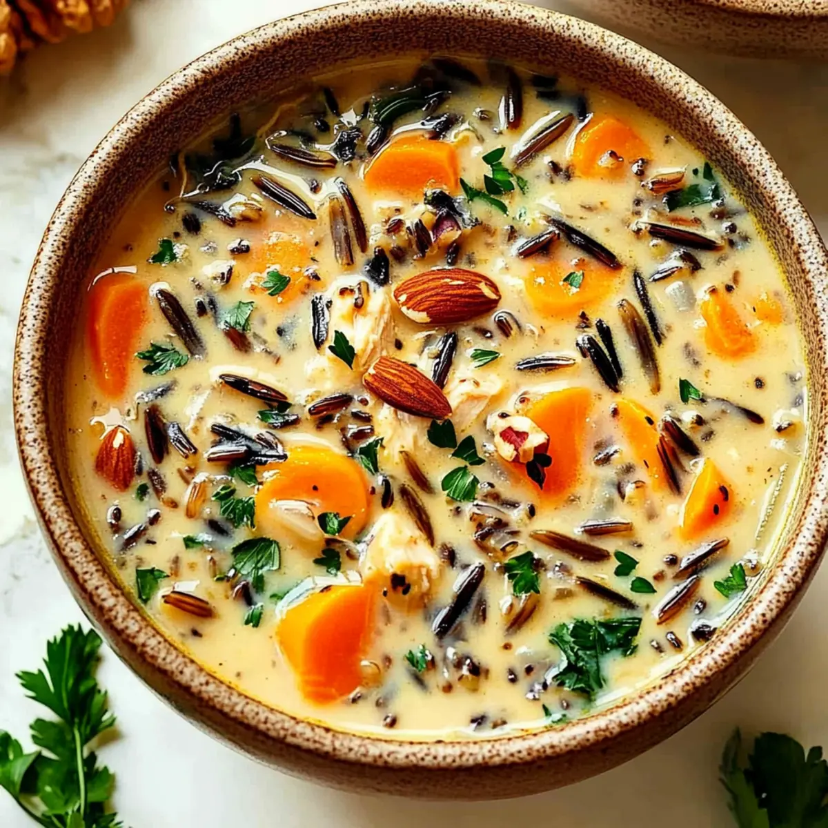 Autumn Wild Rice Soup for Cozy Evenings at Home
