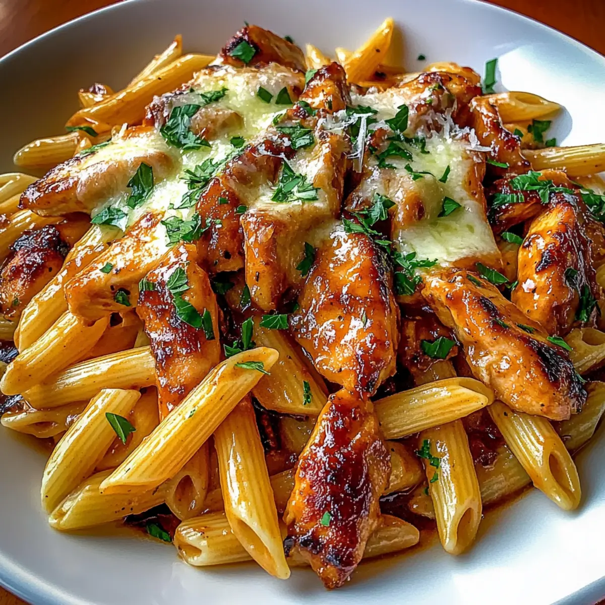 One-Pan Tangy Honey BBQ Chicken Penne: Simple Comfort Awaits