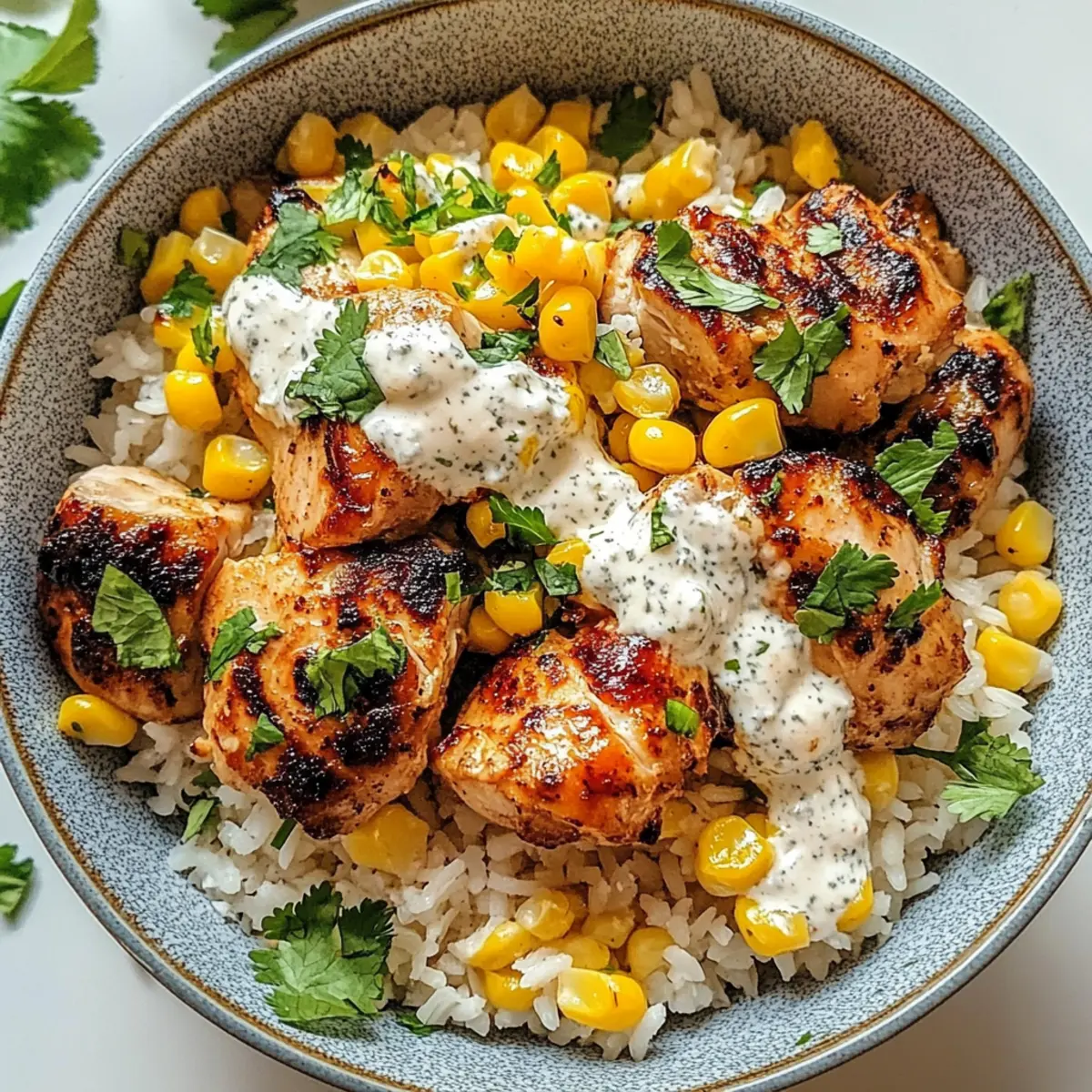 Vibrant Street Corn Chicken Rice Bowl for Easy Delicious Meals
