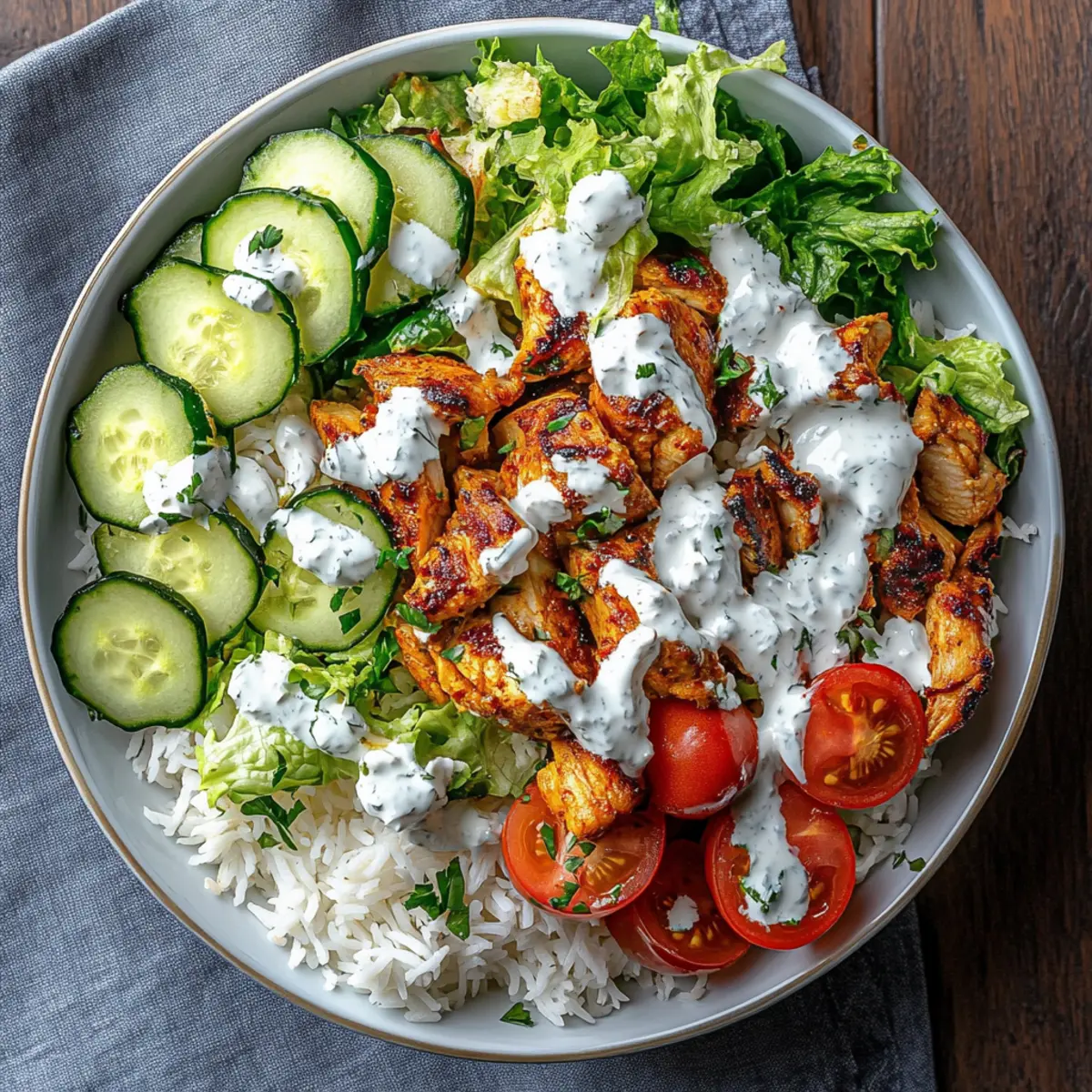 Delicious Chicken Shawarma Bowl for Easy Meal Prep Nights