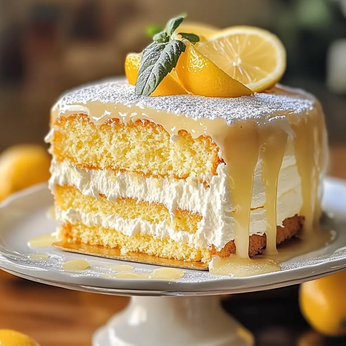 Limoncello Mascarpone Cake: A Slice of Italian Sunshine