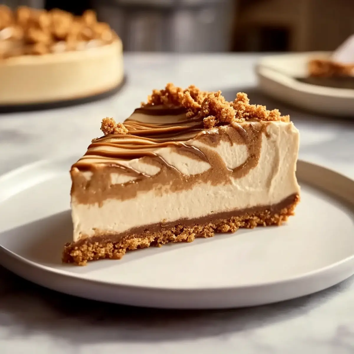 Creamy No Bake Biscoff Cheesecake for Effortless Indulgence