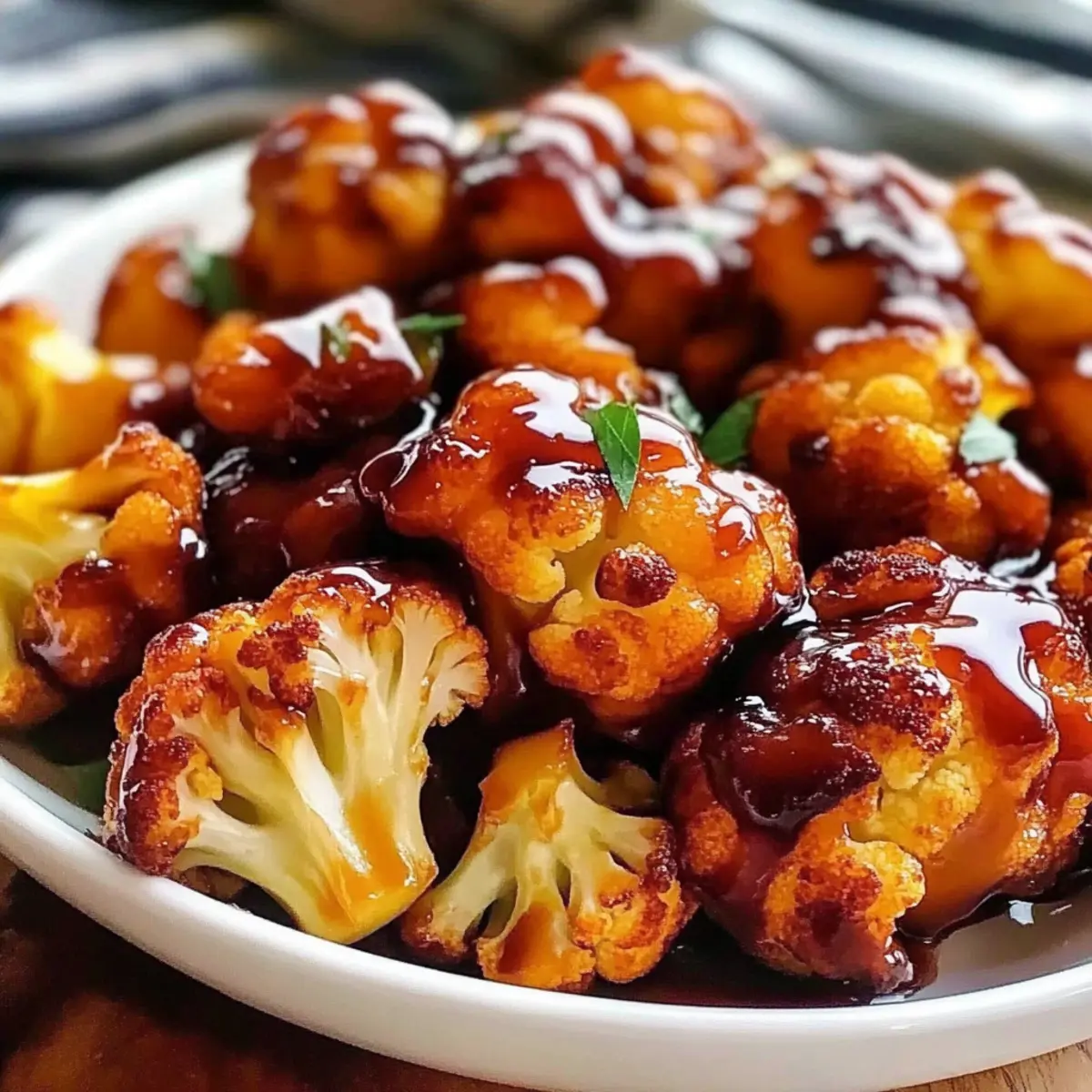 Sweet and Savory Glazed Baked Cauliflower for Effortless Joy