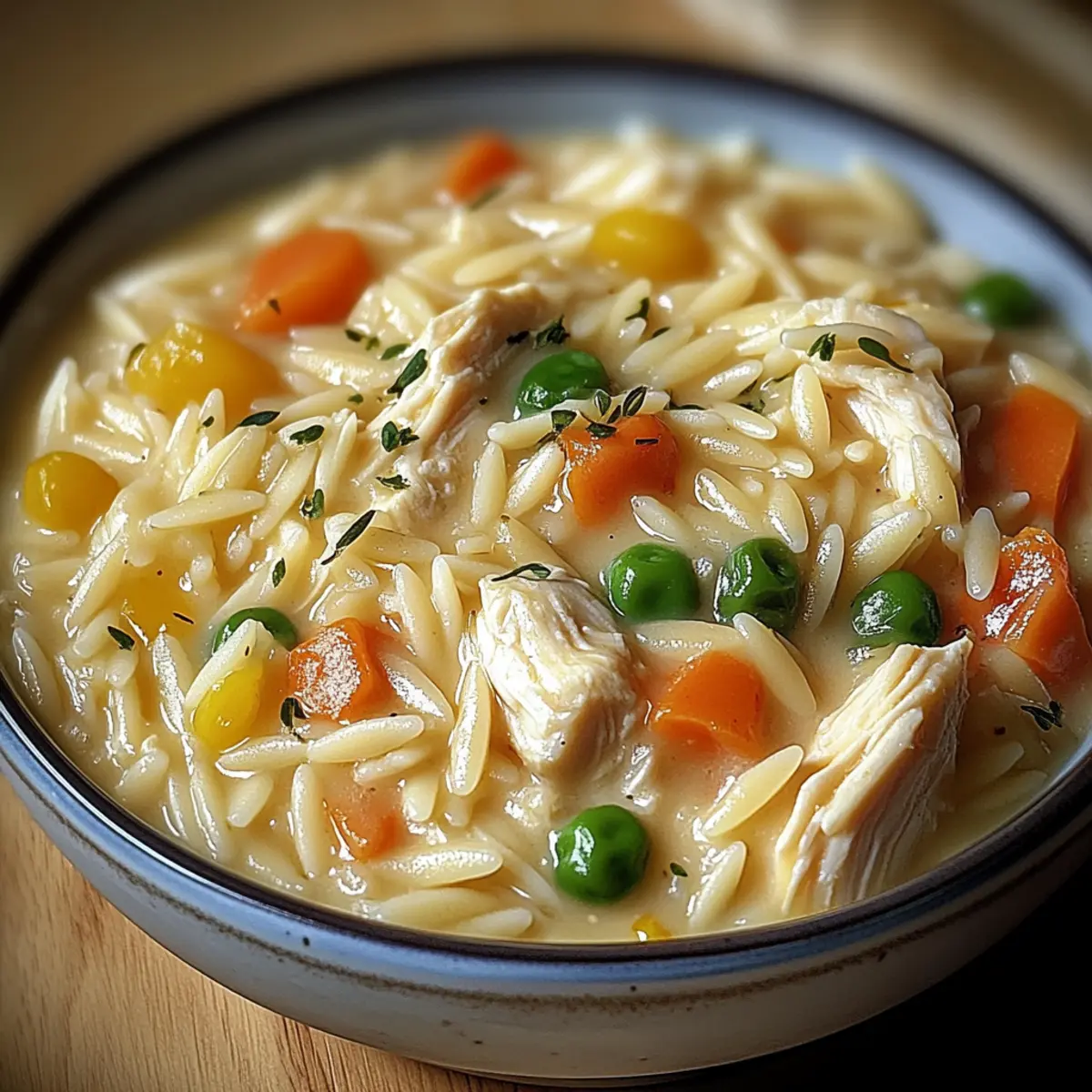 Cozy Chicken Pot Pie Orzo for a Comforting Family Meal