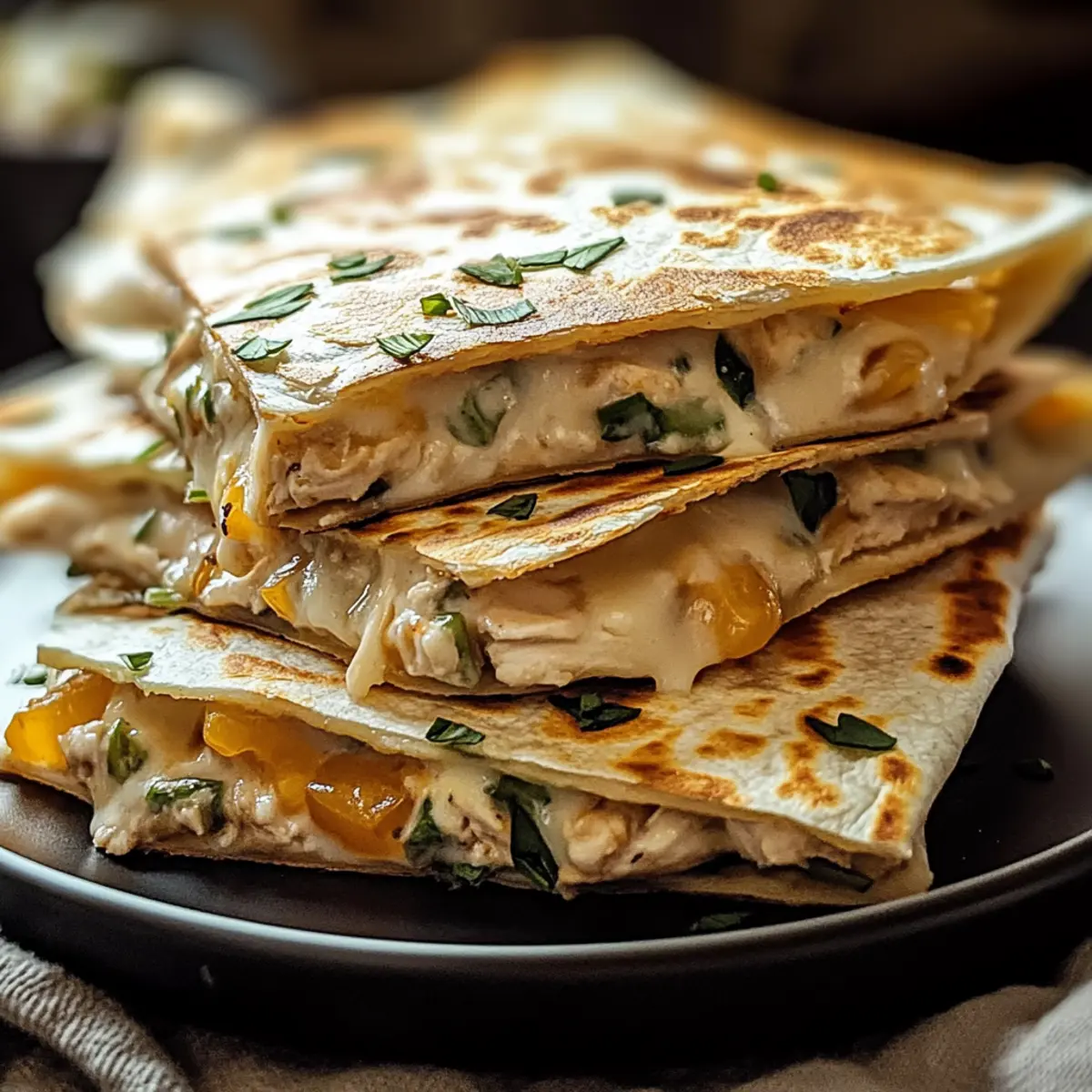 High-Protein Chicken Ranch Quesadilla for Easy Weeknight Meals