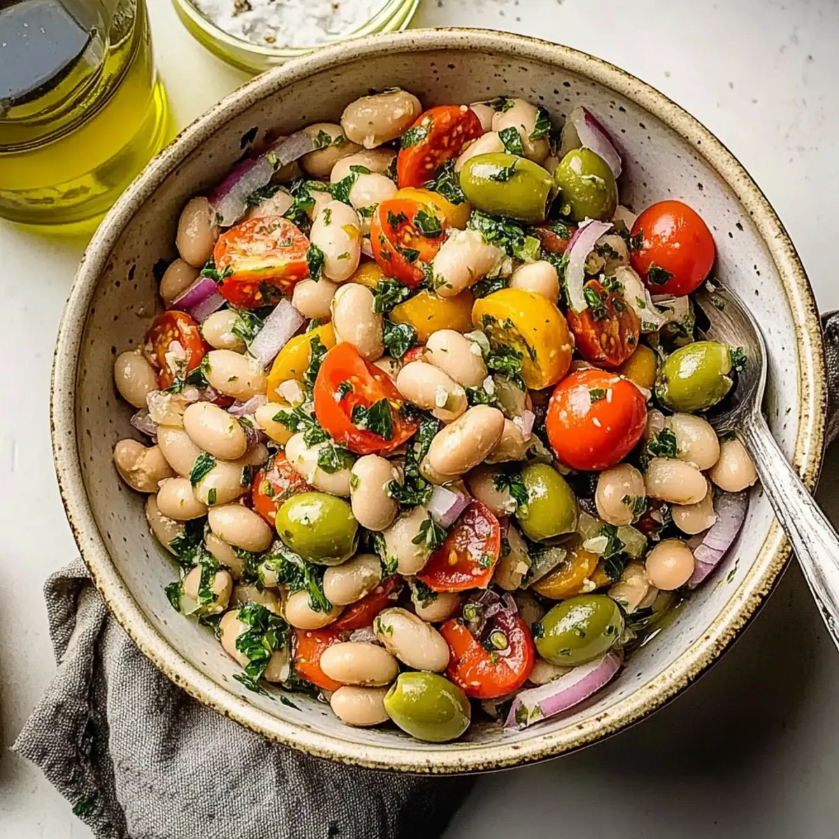 Italian White Bean Salad Recipe – Quick, Fresh, and Flavorful