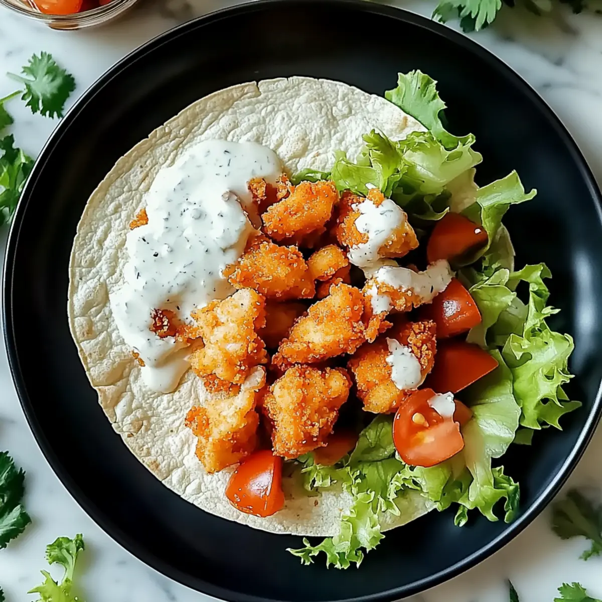 Mouthwatering Crispy Chicken Ranch Snack Wrap for Busy Days