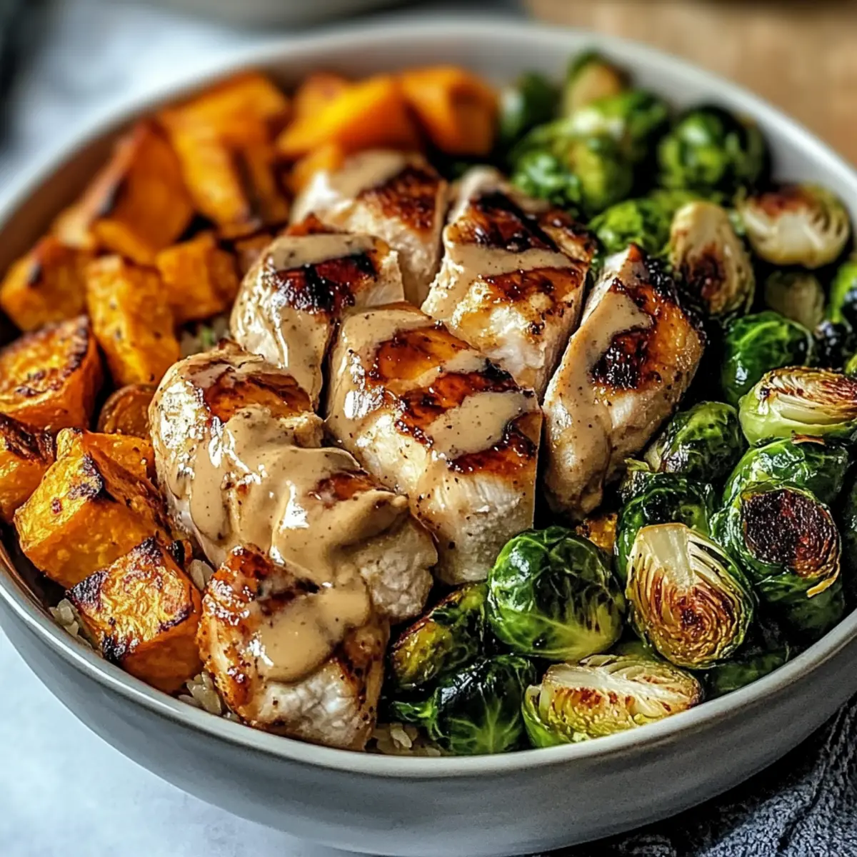 Maple Dijon Chicken Sweet Potato Bowls for Cozy Nights