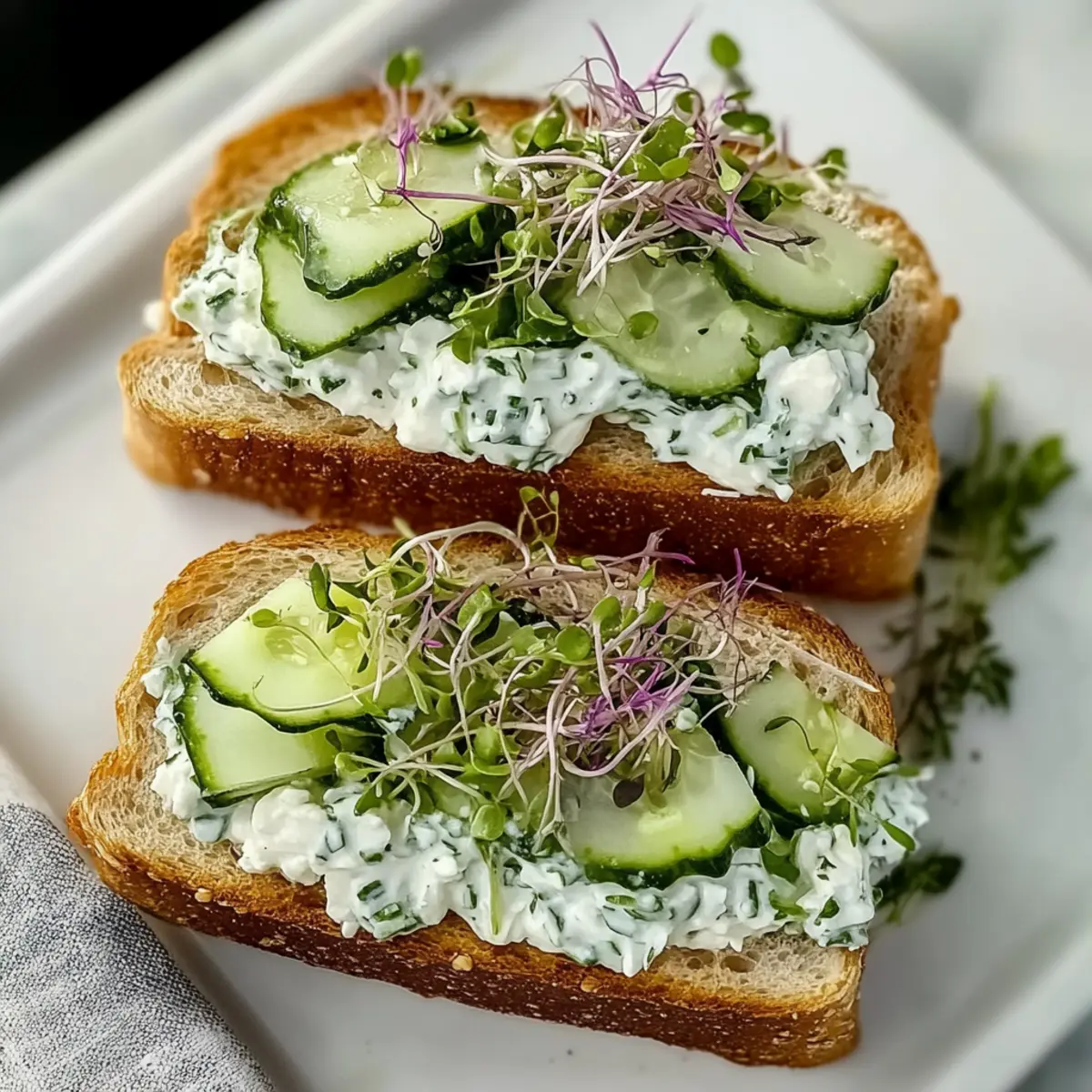 Cucumber Salad Sandwiches That Are Refreshing and Customizable